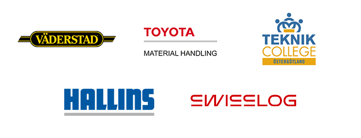 Loggor väderstad, toyota och teknik collage